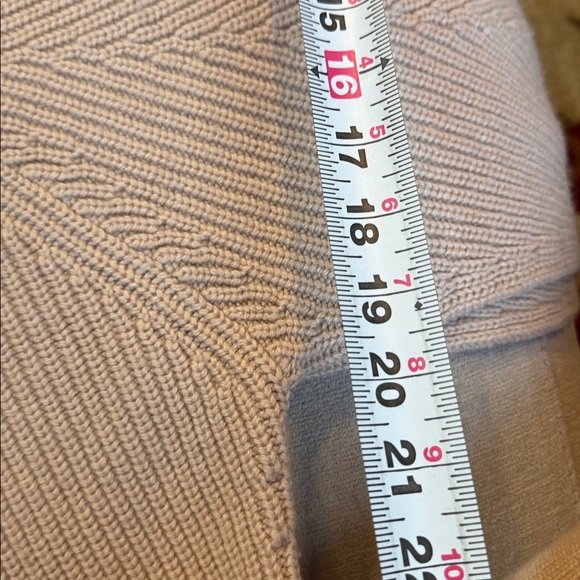 Allsaints Sylvie Wool Cashmere Knit Crewneck Side Slit Sweater Nude Pink - Picture 7 of 11